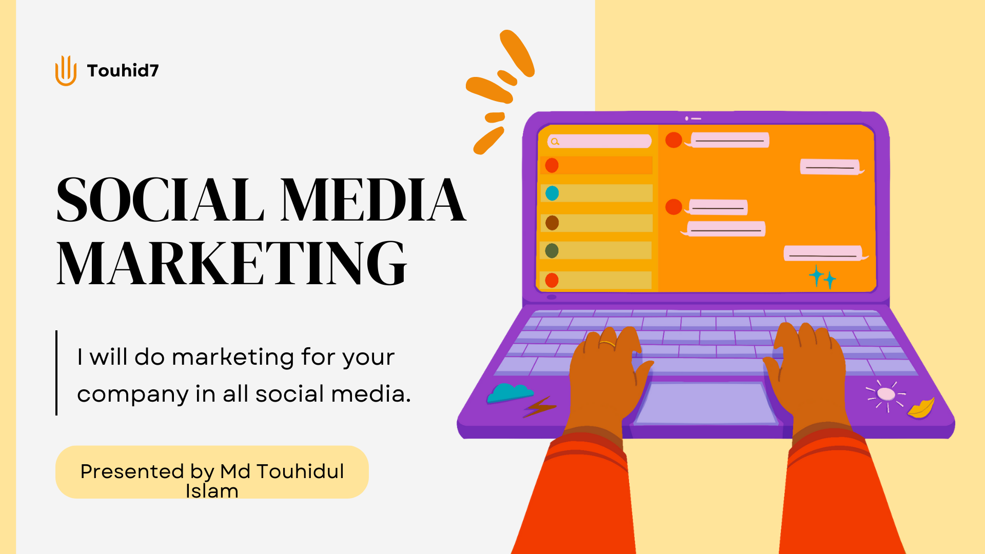 I will do Marketing post in social media for your com...