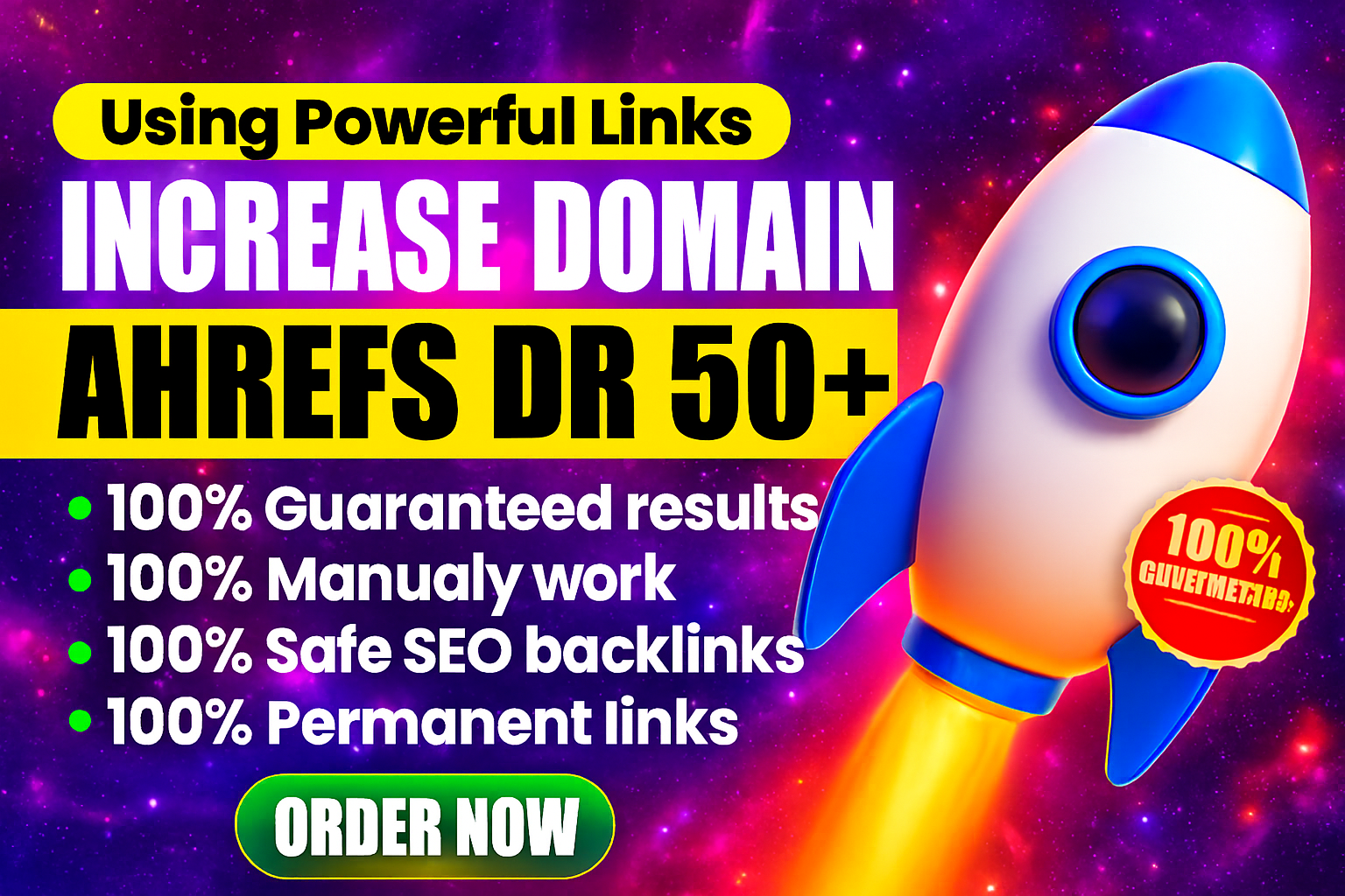 Boost Your Domain Rating DR to 50+ with Powerful Back...