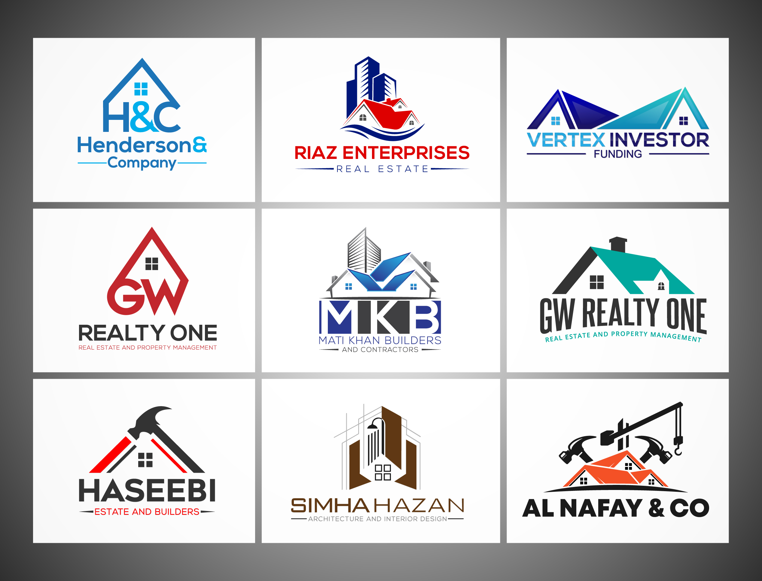 I will design a real estate business logo