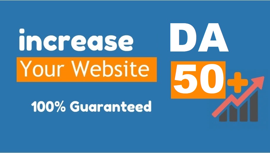 Increase Moz Domain authority Da 50 pulse Or Money refund 
