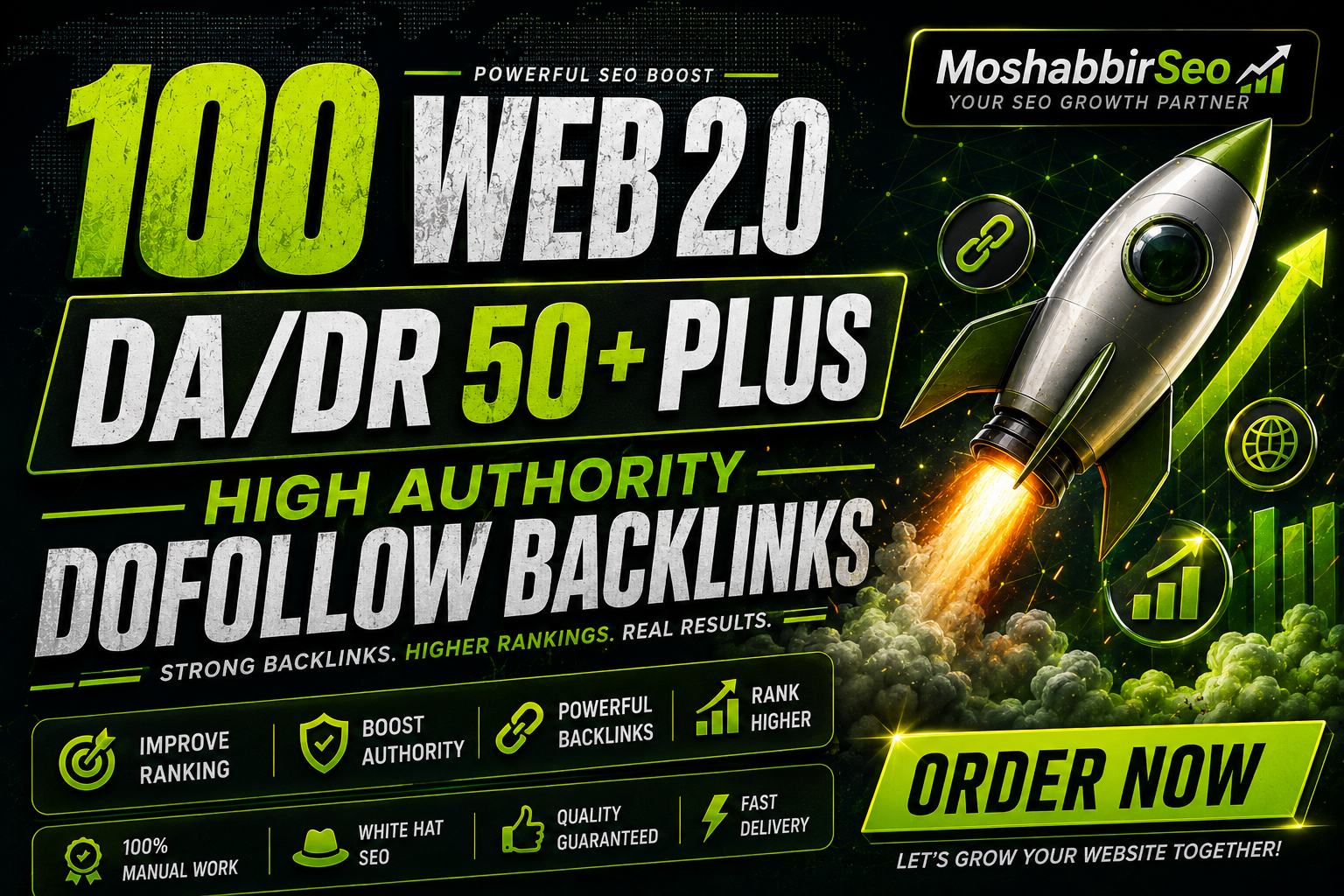 Get Premium DA50+ Web 2.0 Backlinks to Boost Website Authority