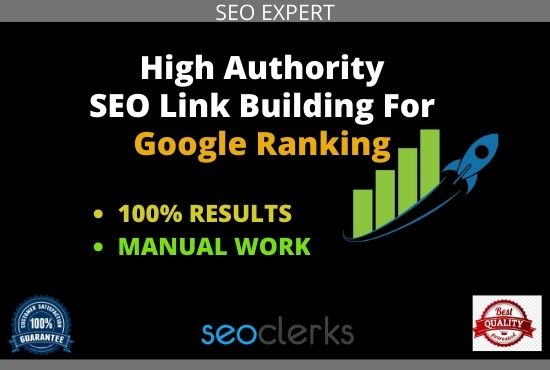 I will do SEO service with manual link building and a...