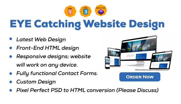 I will be your front end web developer, html css boo...
