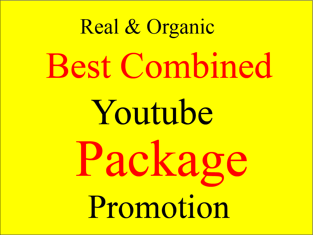 I will Do Organic promote your youtube video Instant
