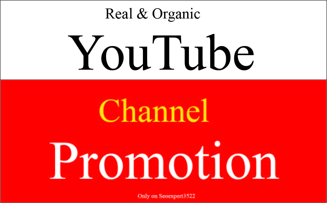 I will do super fast organic youtube vidoe promotion by social media marketing