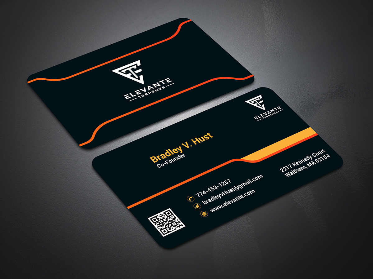 I will do minimalist and modern business card design