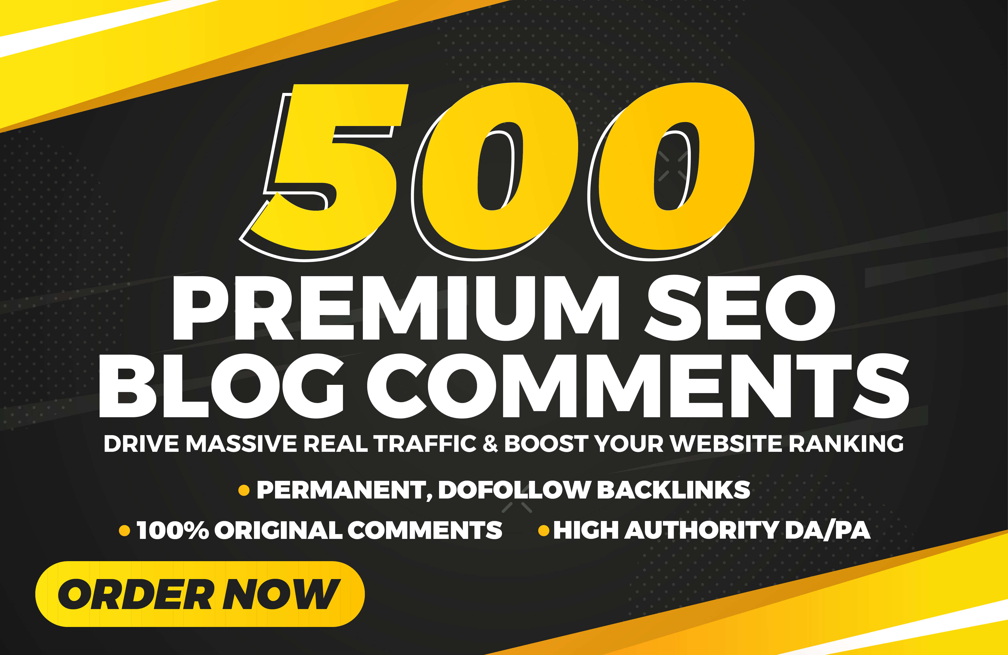 Will Provide 500 Premium SEO Blog Comments For Profit...