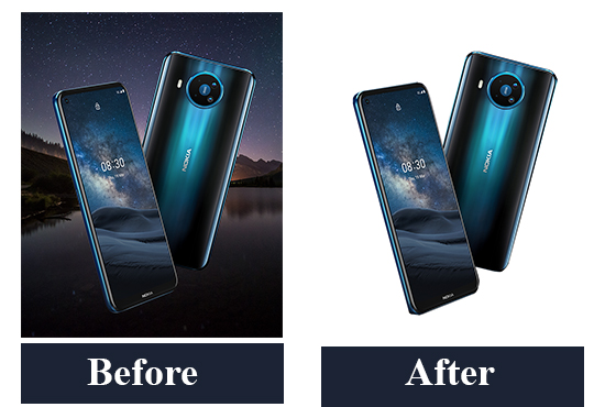 I will remove background 2 images