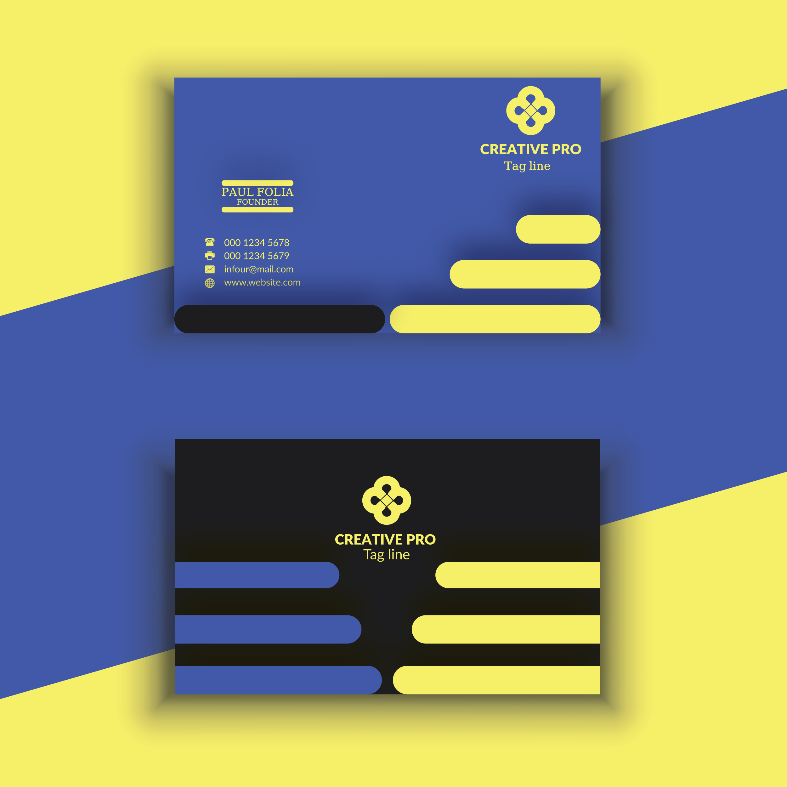 I will do professional & luxury business card