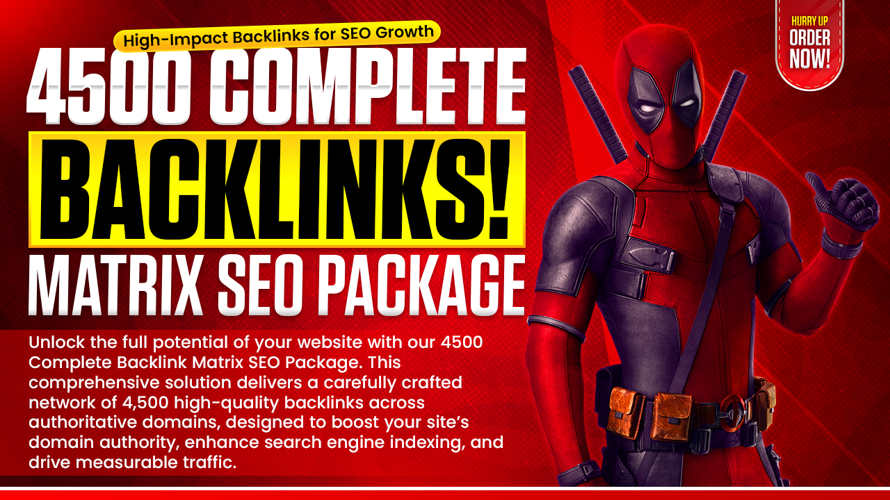 Skyrocket Your SEO with a 4500+ Complete Backlink Mat...