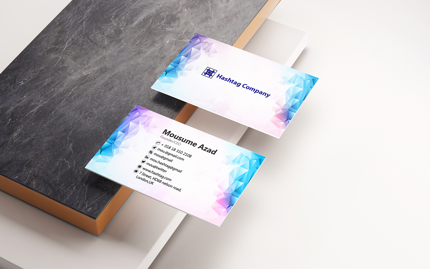 I Can Create Customized Professional Business Card 