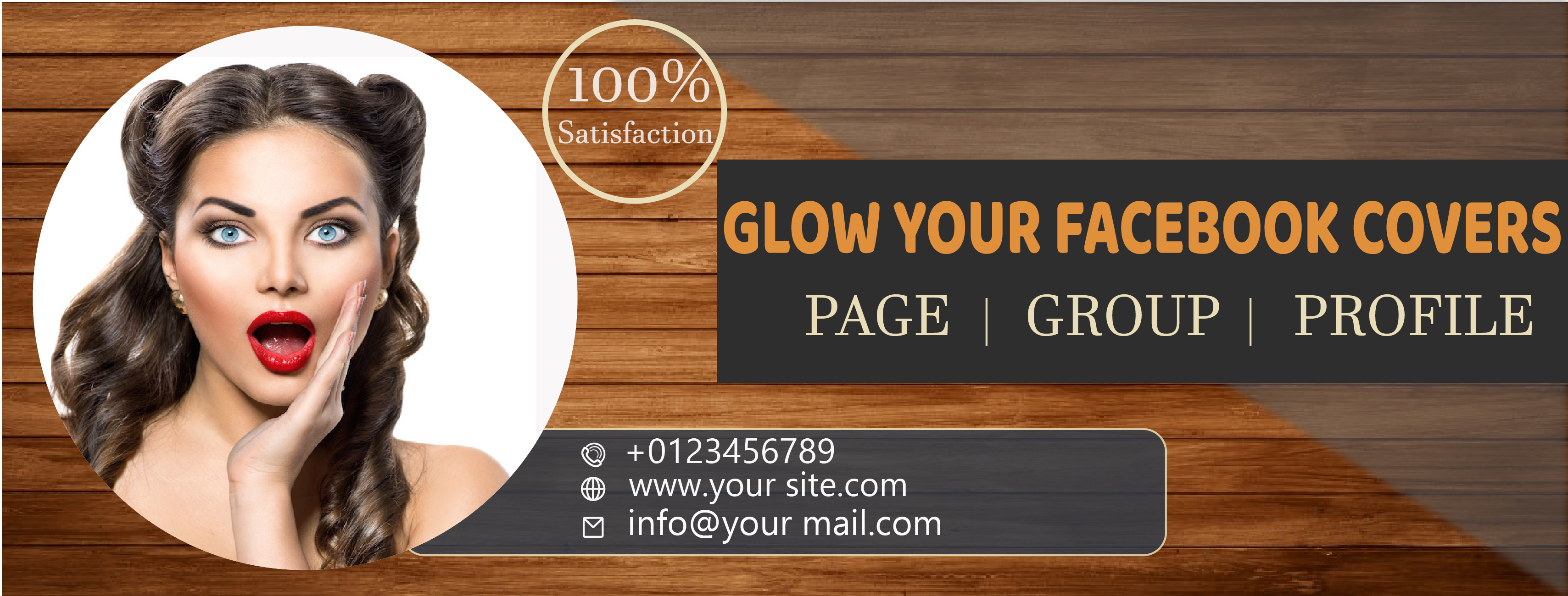 I will do 1 social media cover design