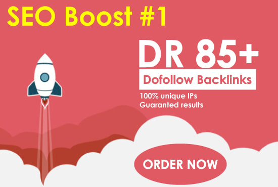 I will boost your google SEO with 90 DR 85 dofollow b...