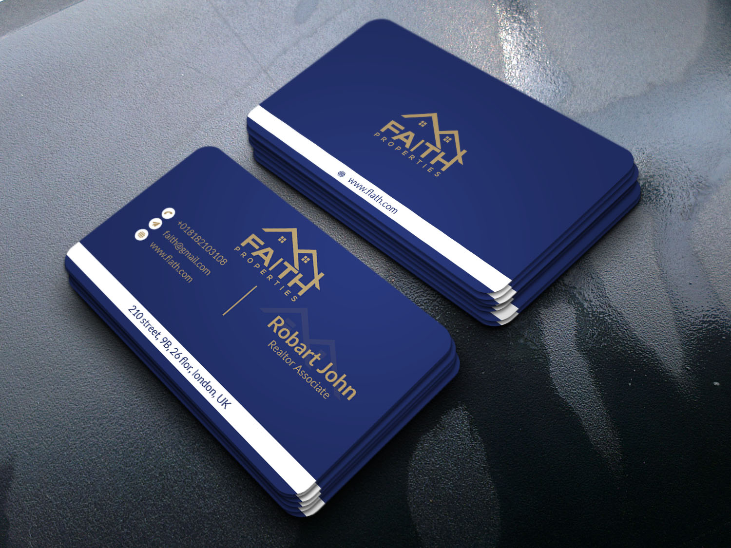 I will professional business card and logo design.