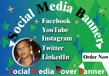 I will design professional Facebook/Twitter or any so...