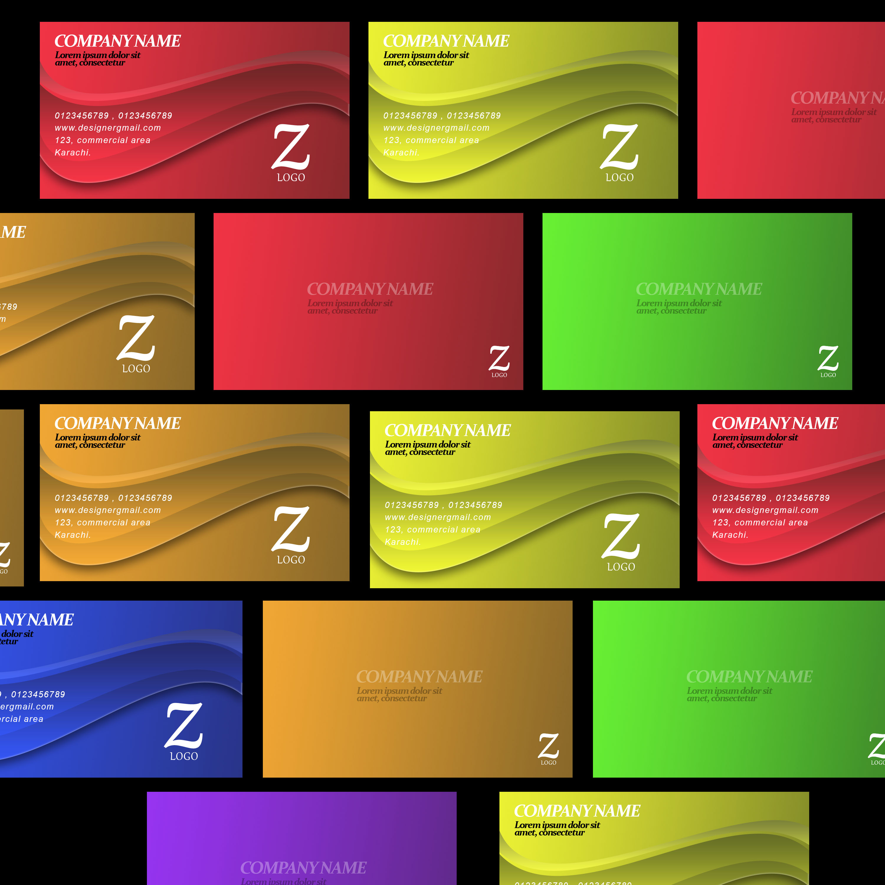 I will design modern business cards.