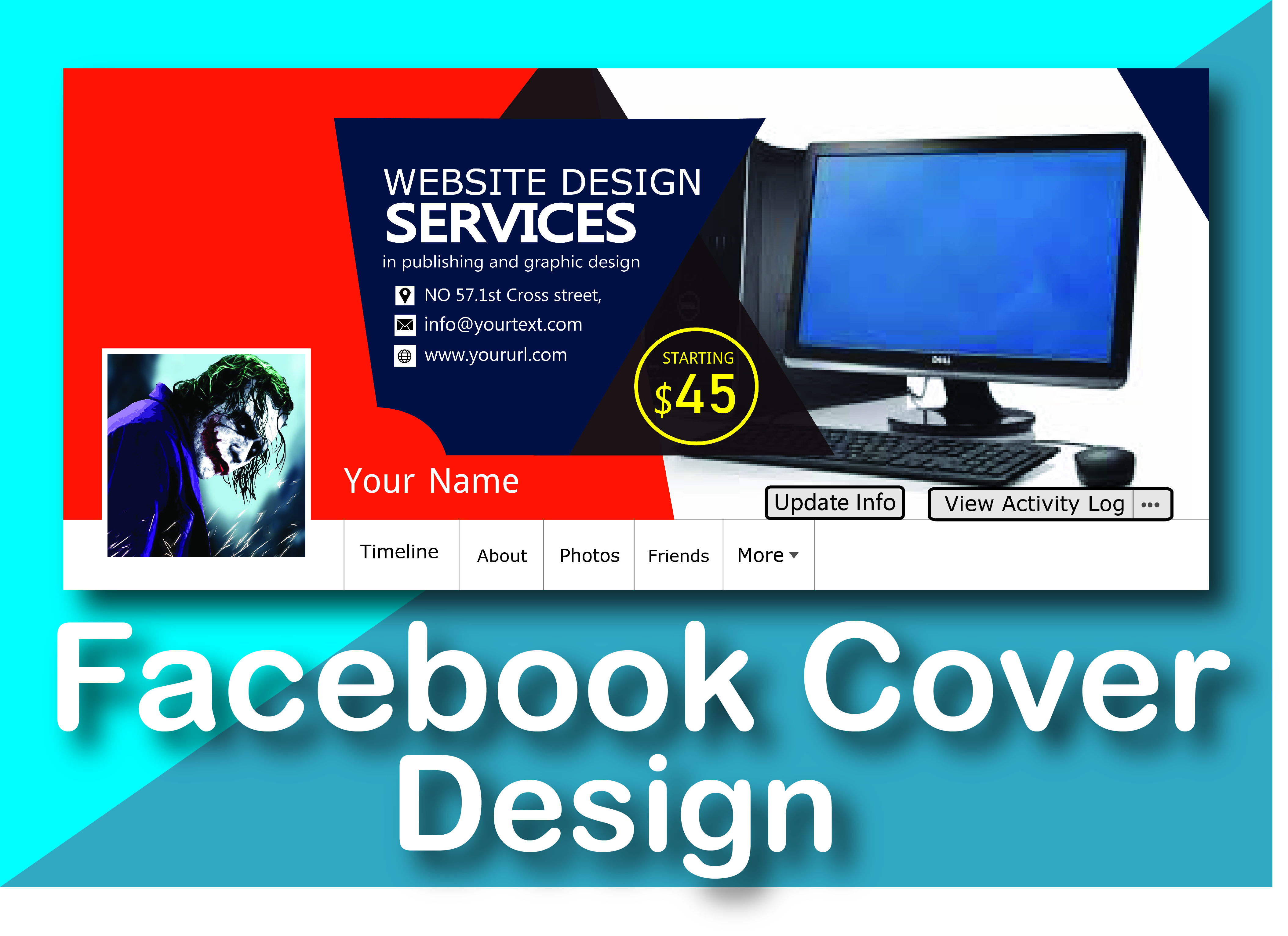 I will design facebook cover and social media banner ...