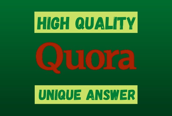 Increase Your Website with 10 High Quality Quora Answer 