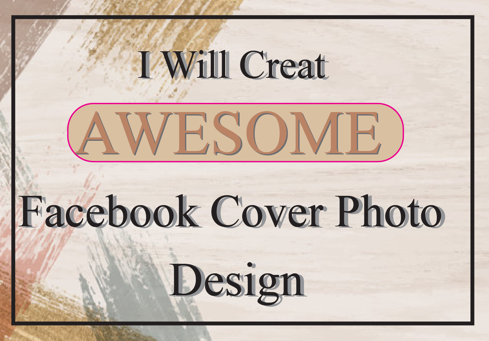 I will create a professional Facebook cover photo