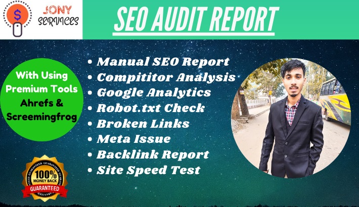 I will provide expert SEO report, competitor website...
