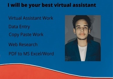 I will be your best virtual assistant for online and ...