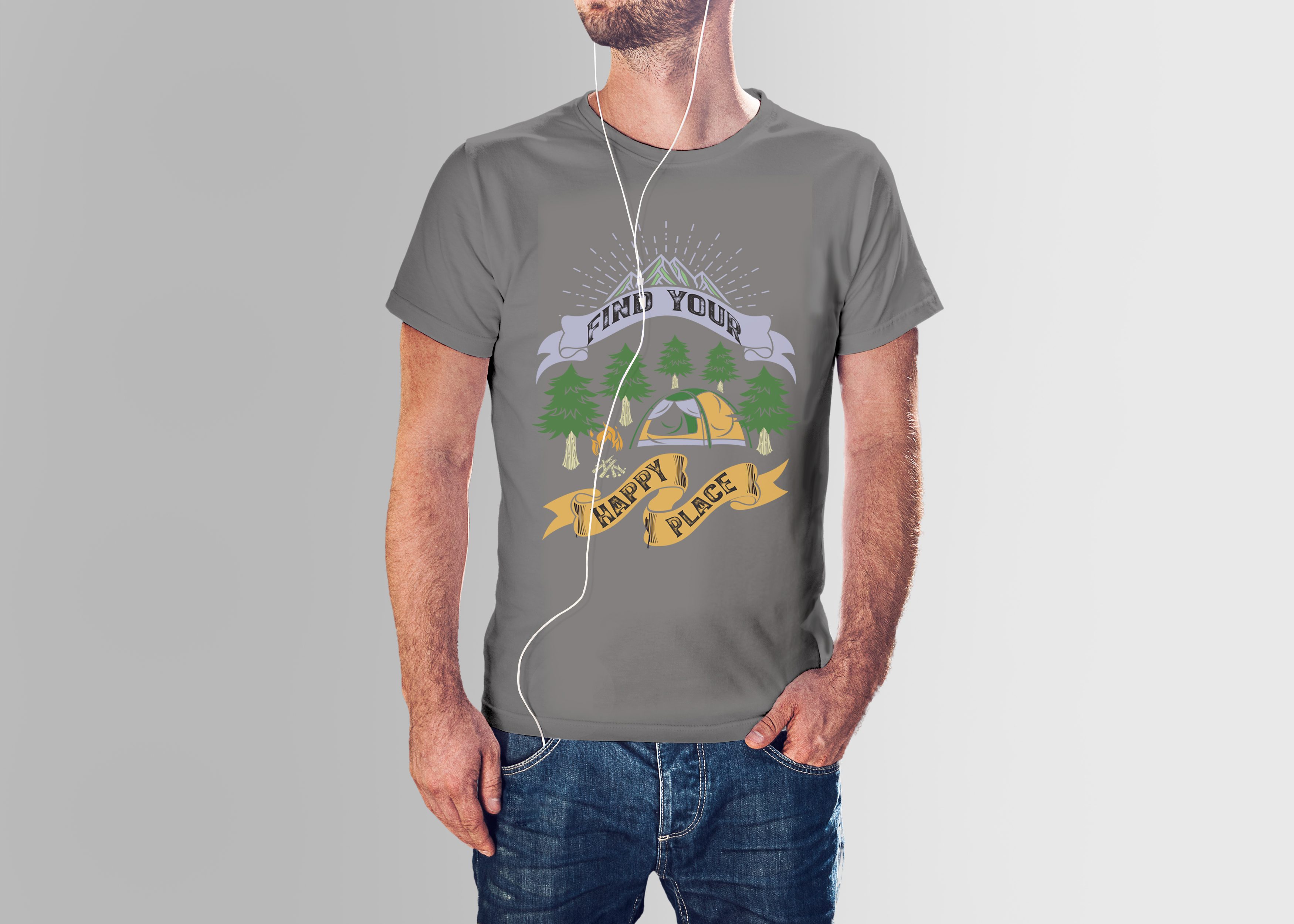 I will make your logo or T-shirt design with 3D mock-...