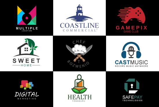 create unique logo design for business 