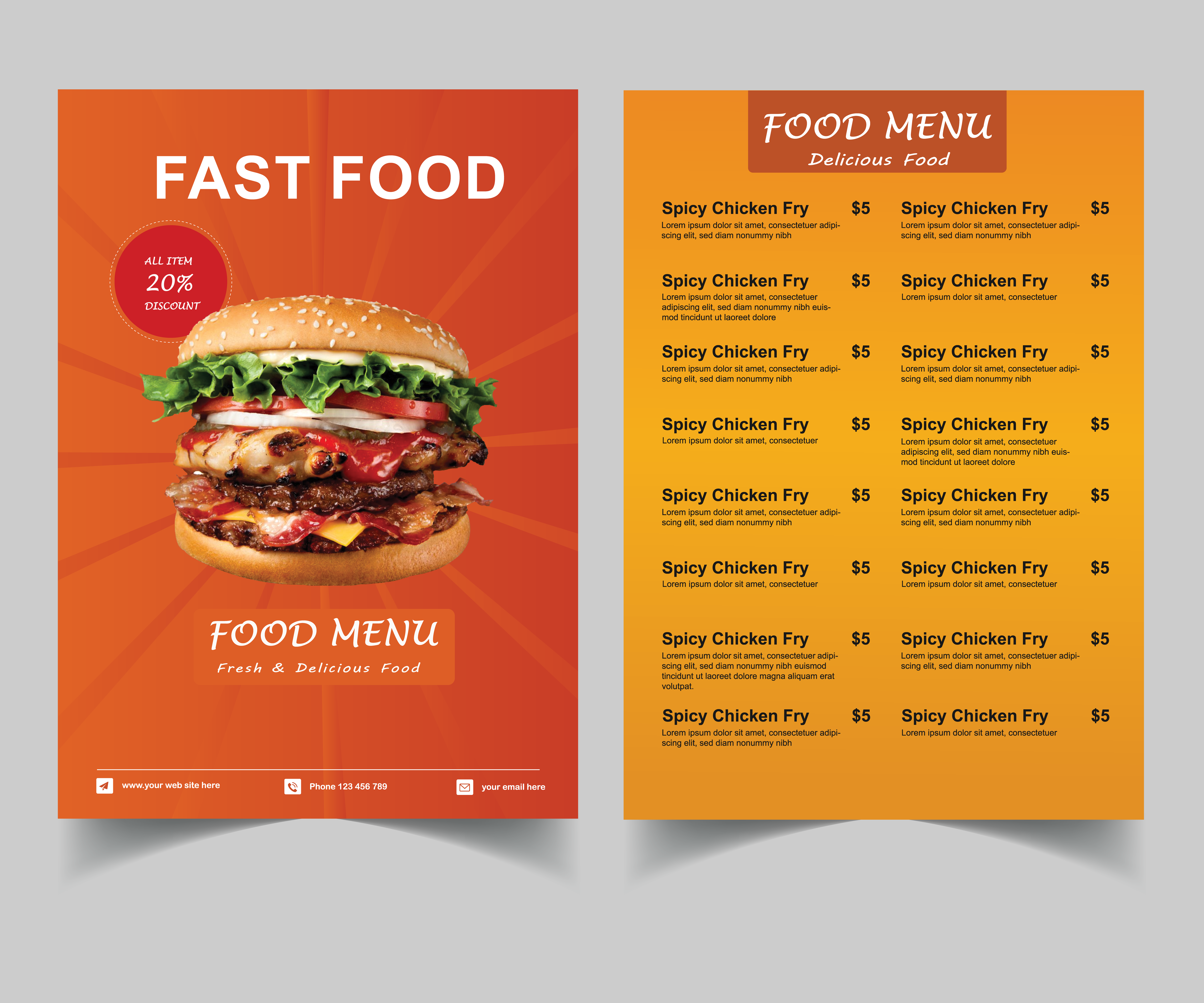 I will do professional business flyer design for your company