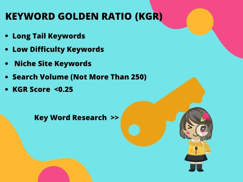 I will do depth KGR keyword Research for your niche s...