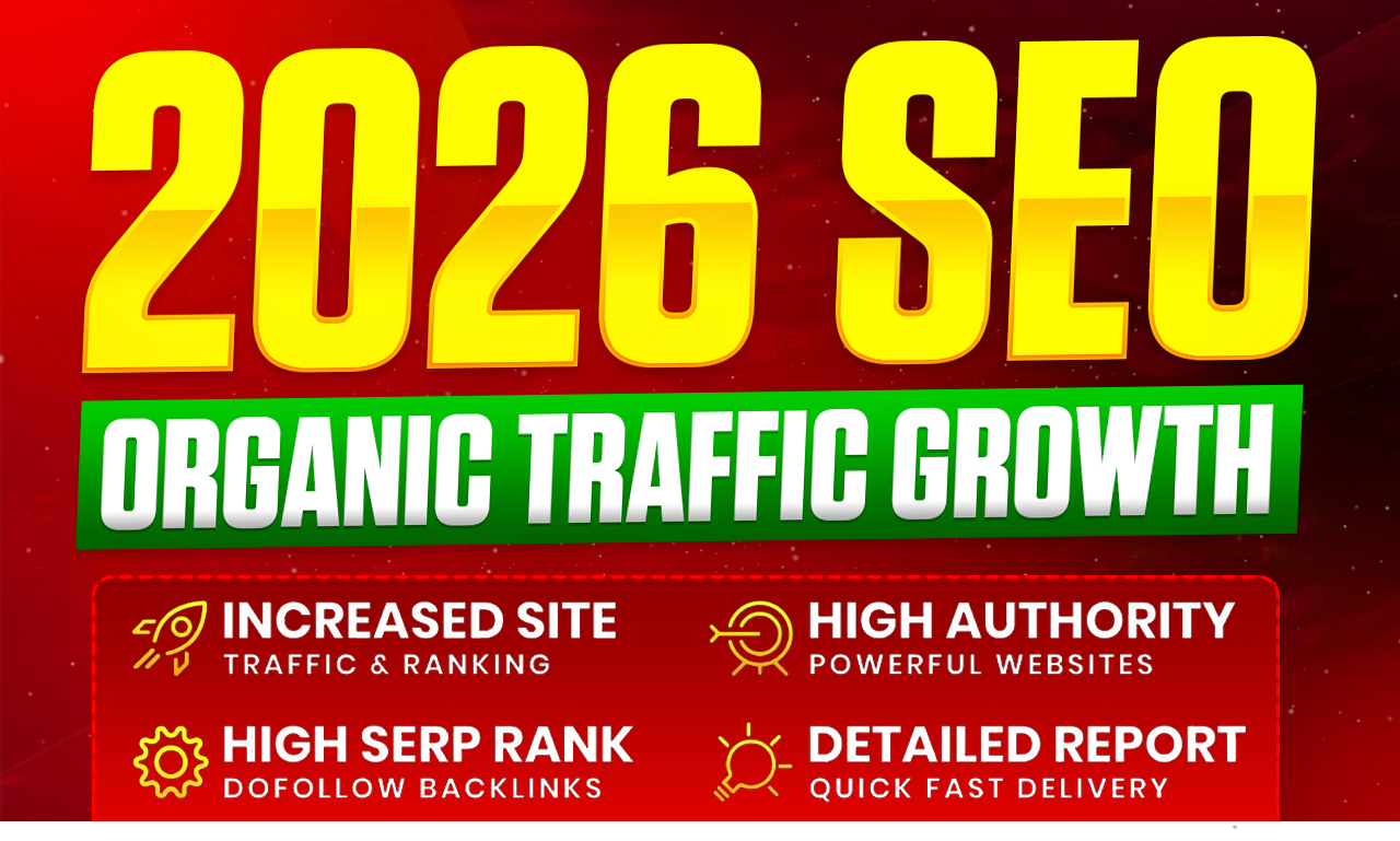 2500 Backlinks Pack with 2026 SEO Organic Traffic Growth Package With Google Ranking Formula