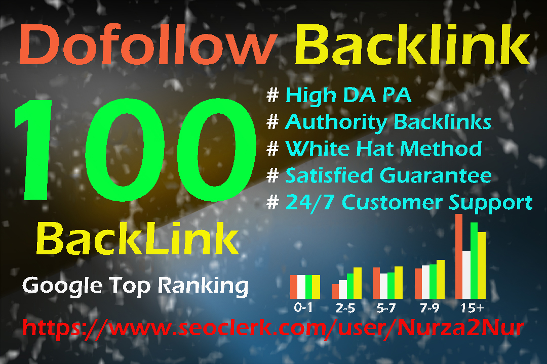 Do 100 Authentic Dofollow Backlink PR5 to PR9 High DA...