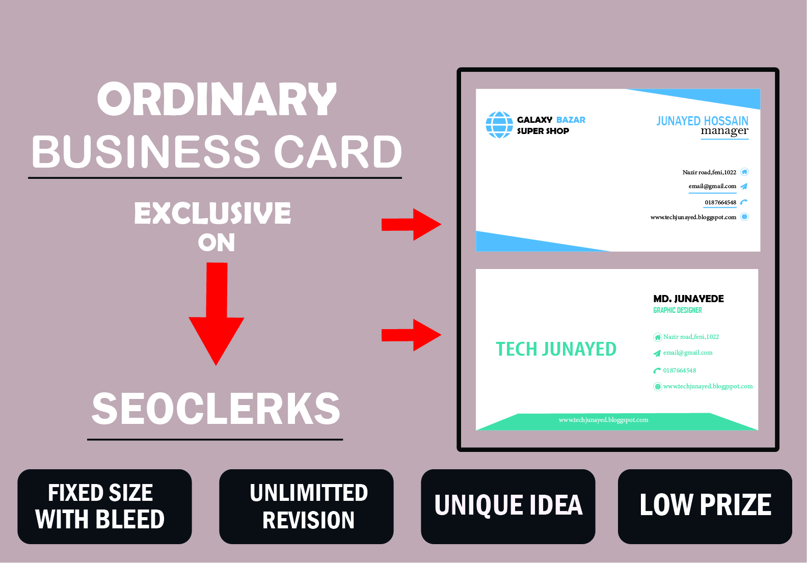 I will make an awesome business card