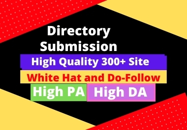 I will do 300+ directory submission and business list...
