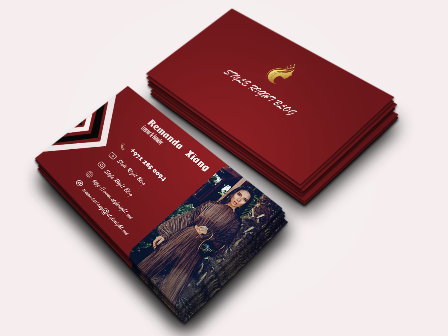 I will provide professional modern business card design services