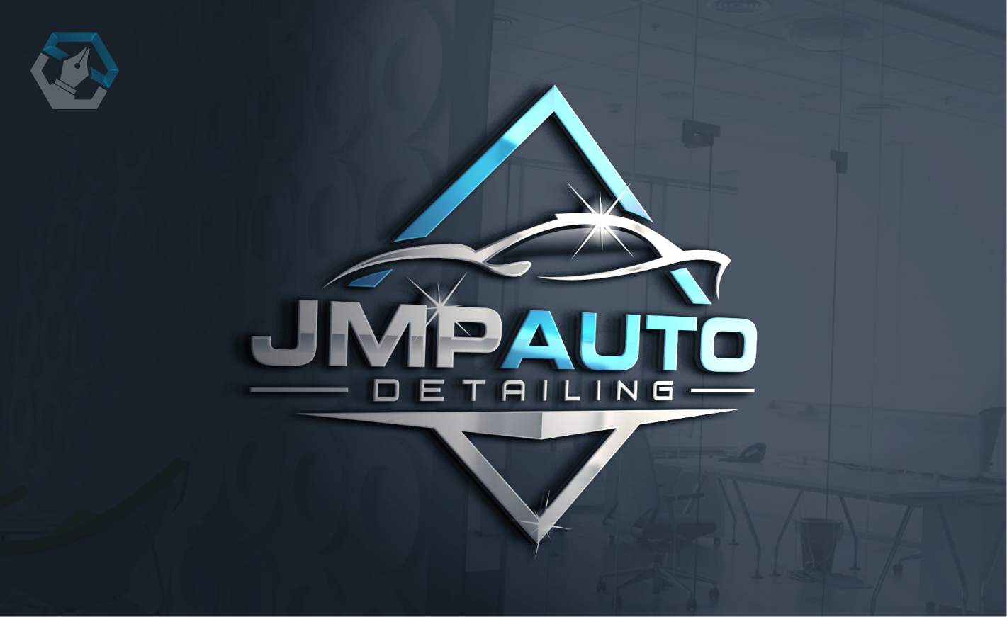 I will make a car logo in a modern, sport style