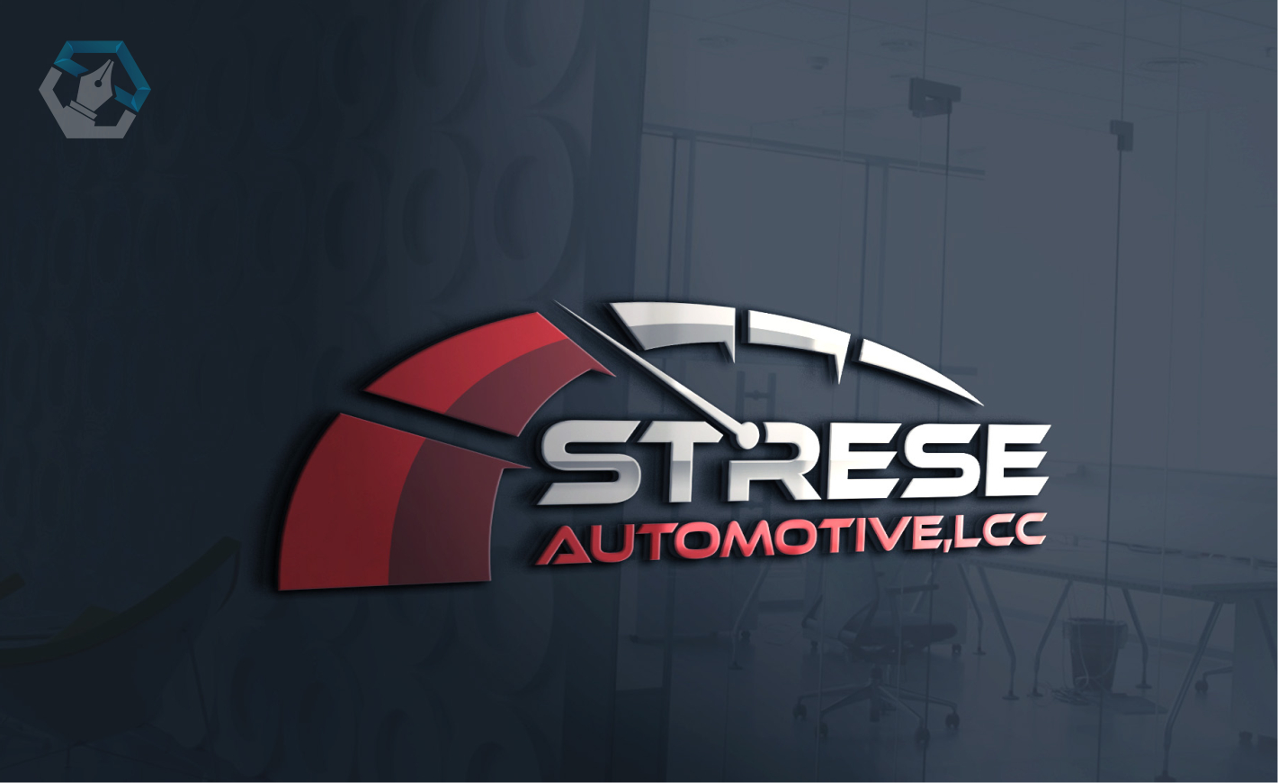 I will make a car logo in a modern, sport style