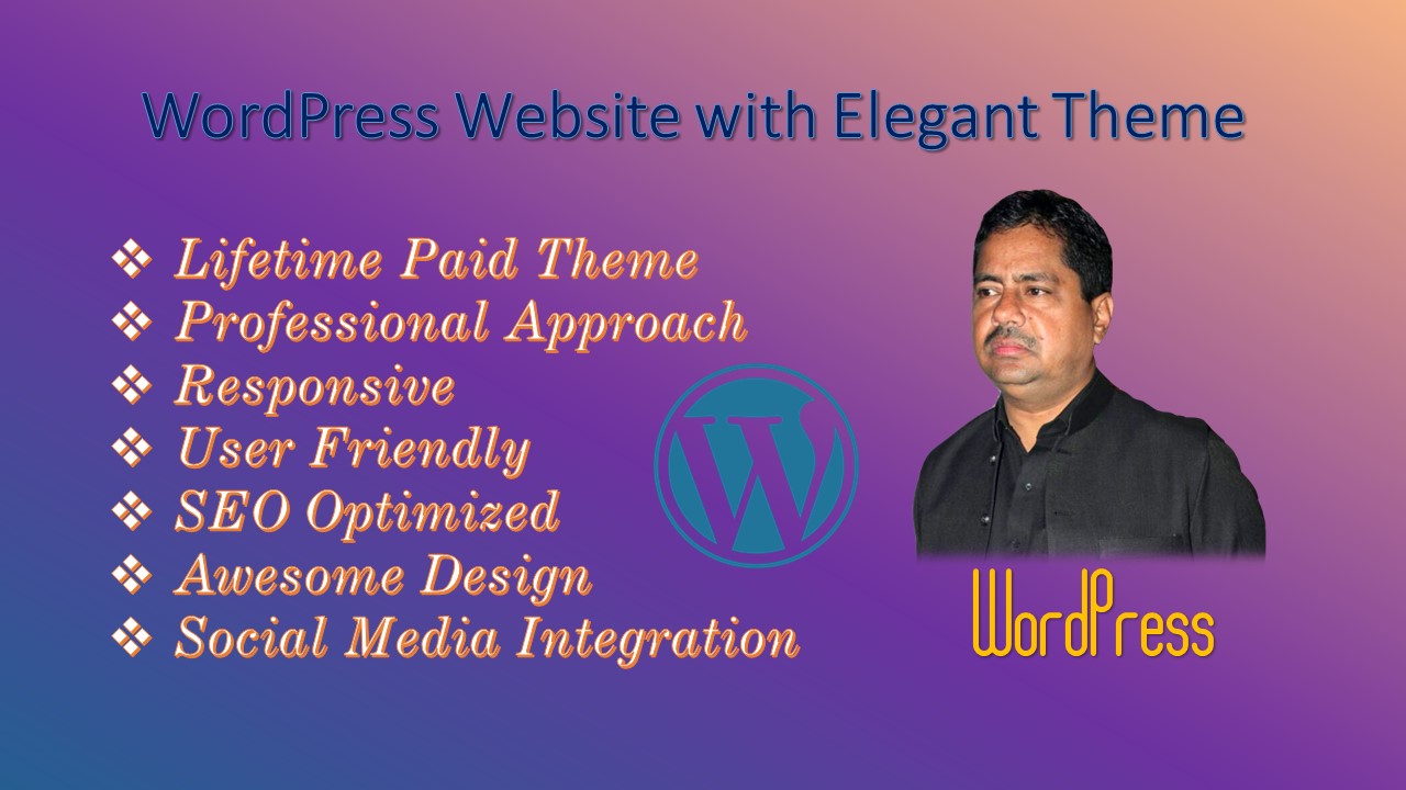 I will do WordPress Website Designing