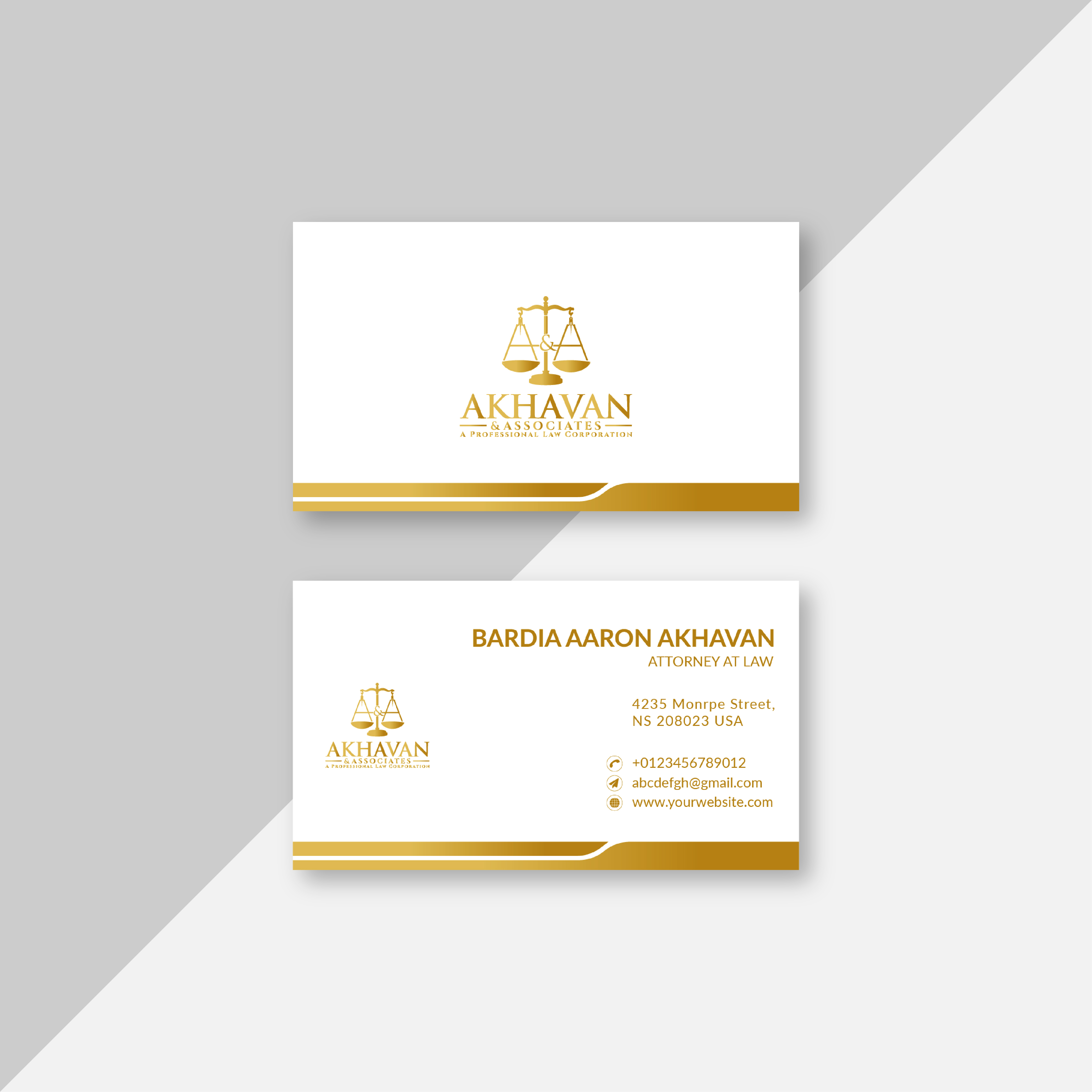 I will do Professional dual sided business card design 