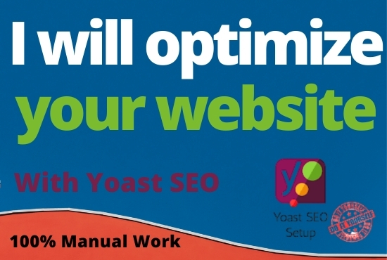 I will do complete on-page and Yoast technical SEO op...