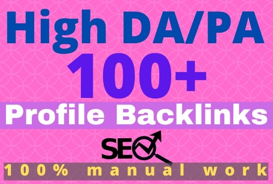 I Will Create Manually Top Quality 100+ High Profile ...