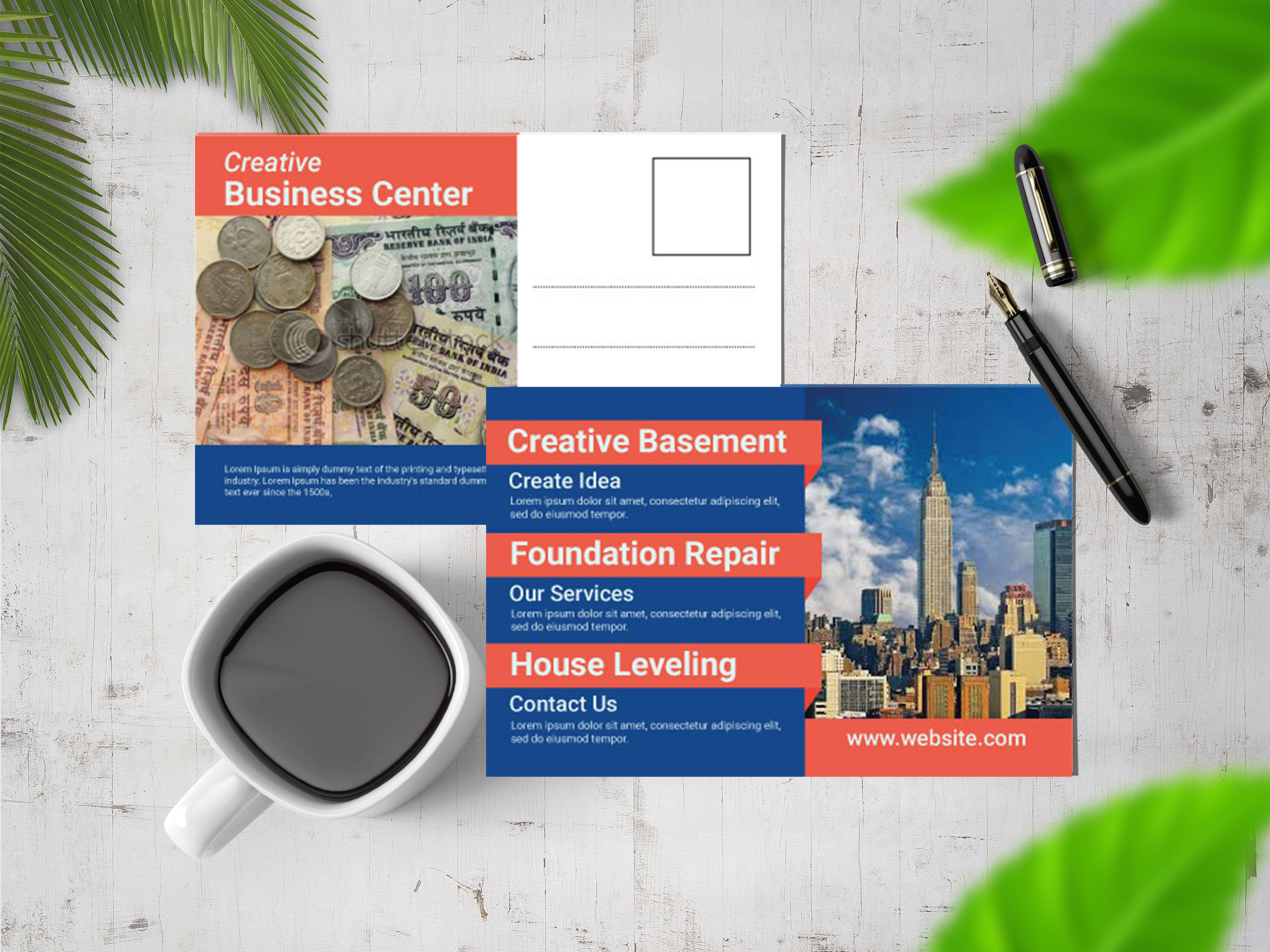 I will do design amazing postcard