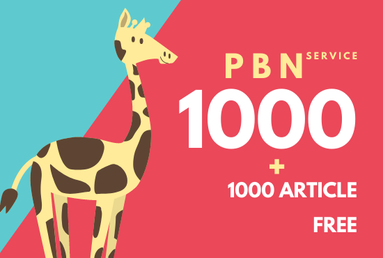 Top quality web 2.0 1000 PBN (1000 related article free)