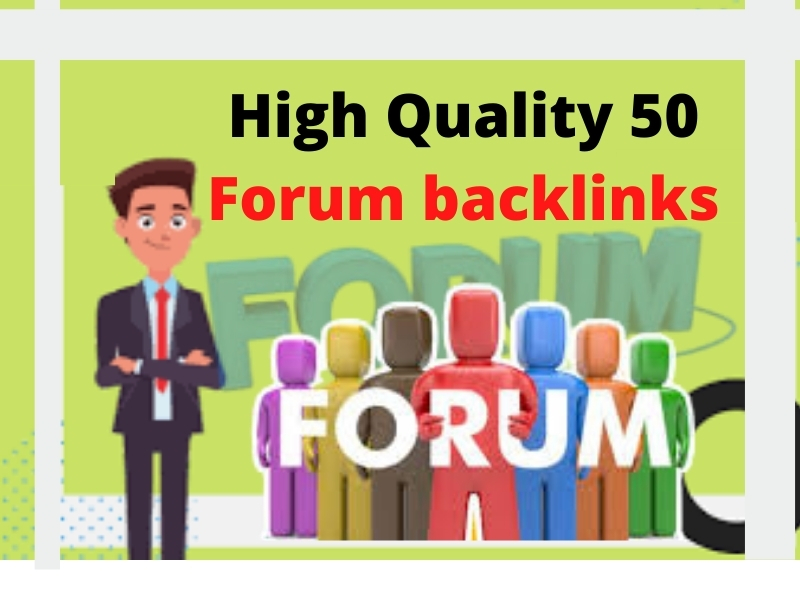 I will do Forum Backlinks in niche threads and forums...