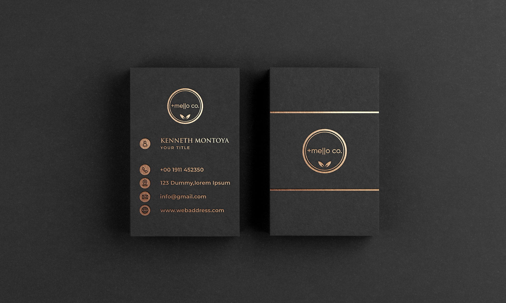 I will design modern, elegant and professional business card