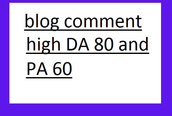 I will create 99 dofollow backlinks blog comments