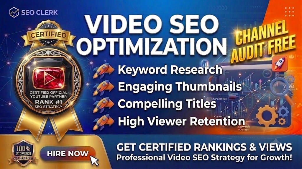 video seo optimization and best quality embed