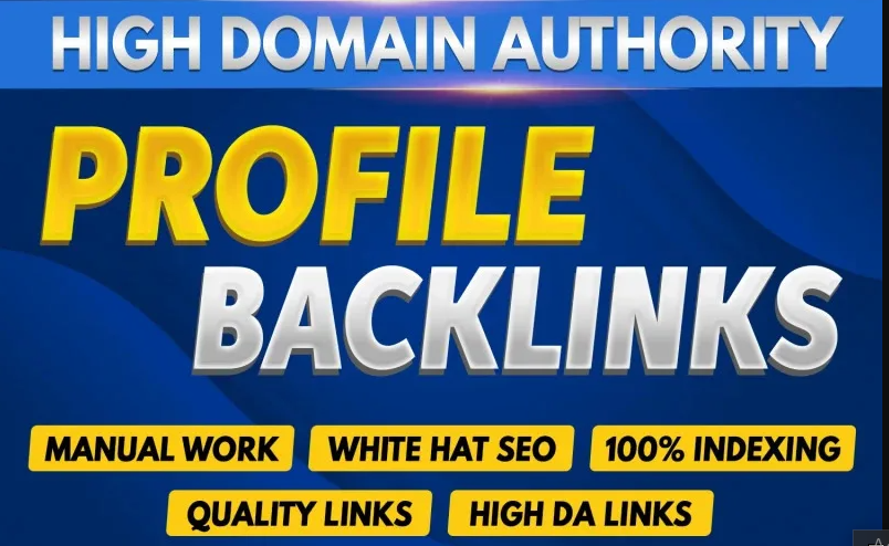 50 SEO profile backlinks white hat manual links build...