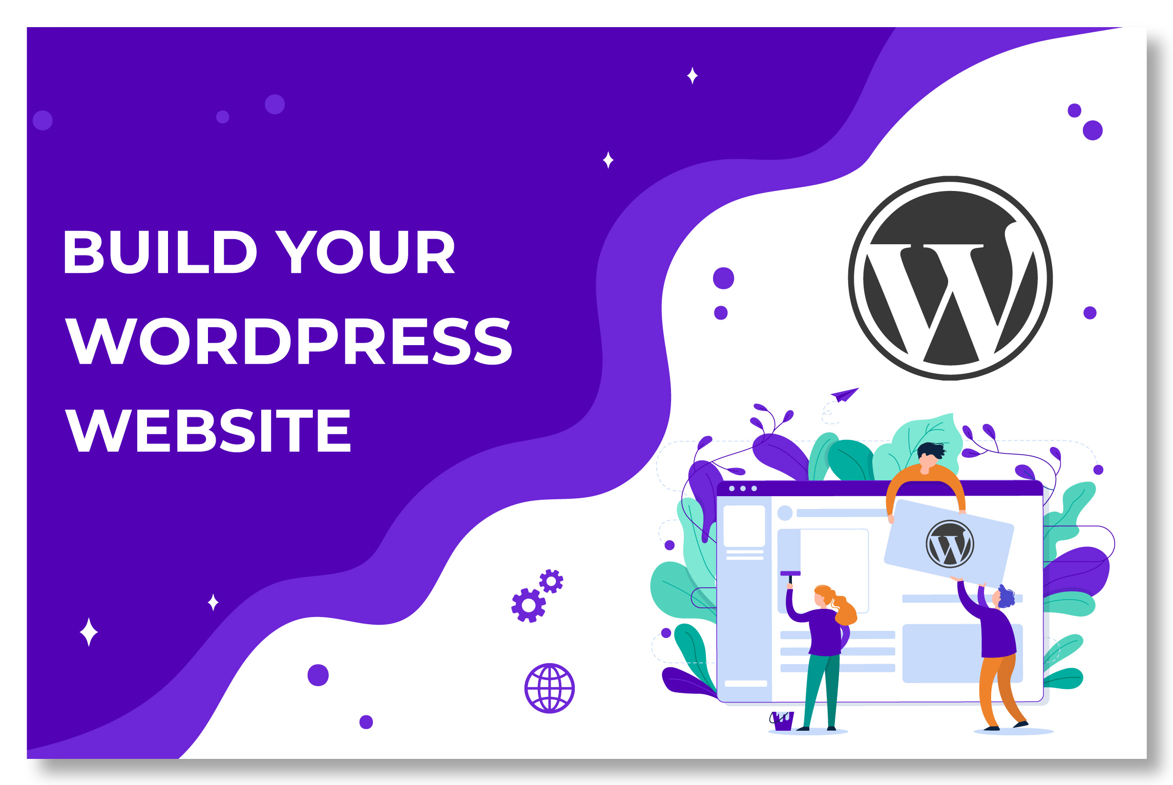 I will create business and portfolio WordPress website