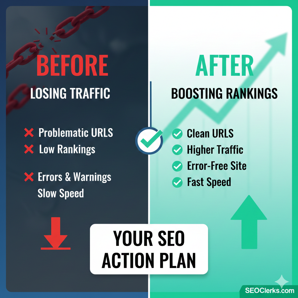 I will provide a deep website SEO audit report and action plan for all problematic URLs