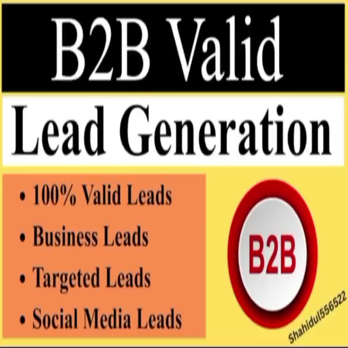 50 lead generation lead collection for your any keywo...